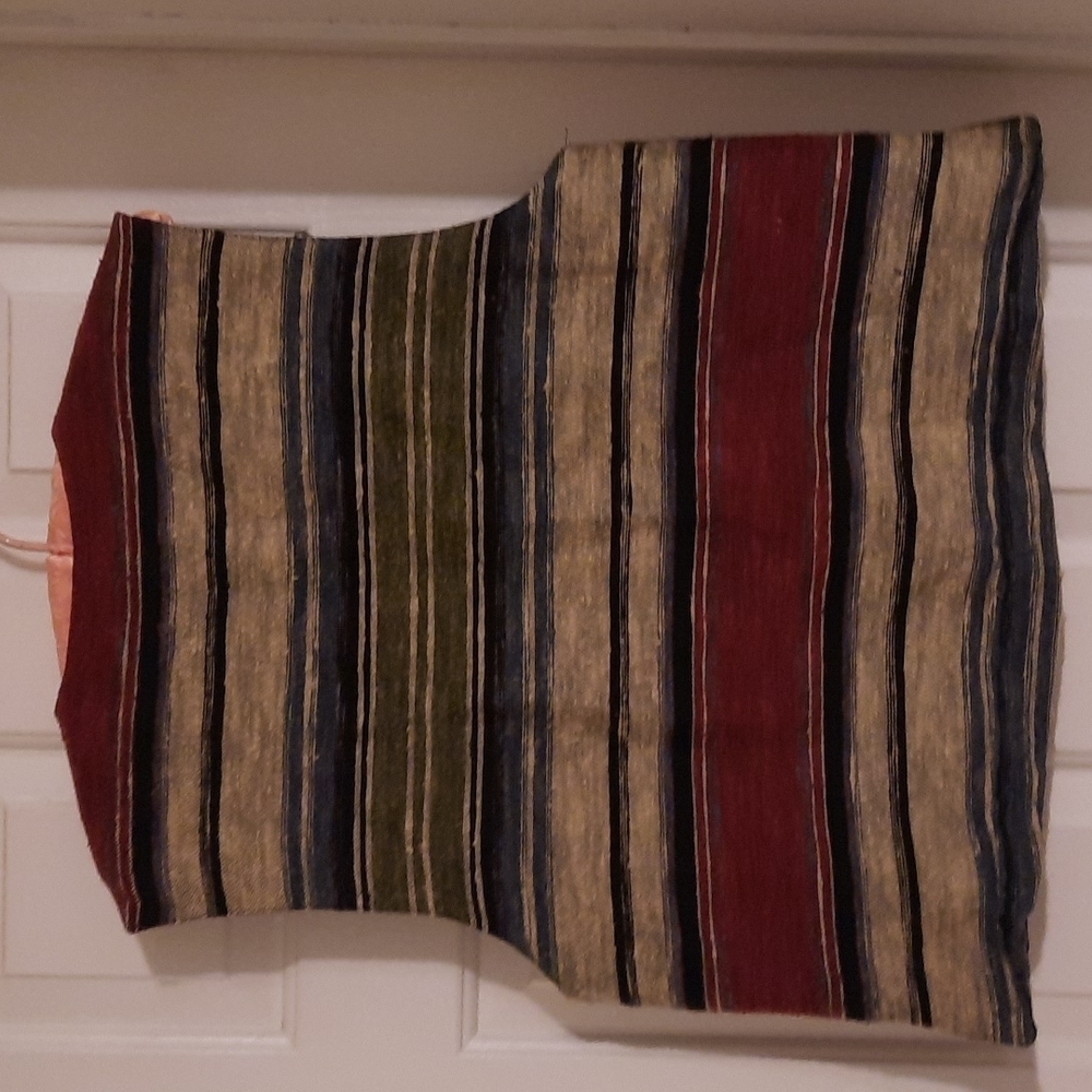 Cotton blend 90's vintage Vest sx large - Picture 6 of 7